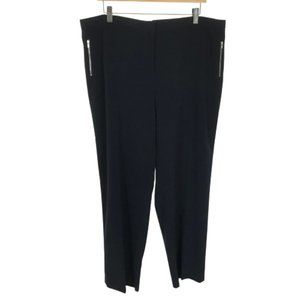 NWT Womens Size 12 Windsmoor Black Faux Pockets Modern Trouser Pants